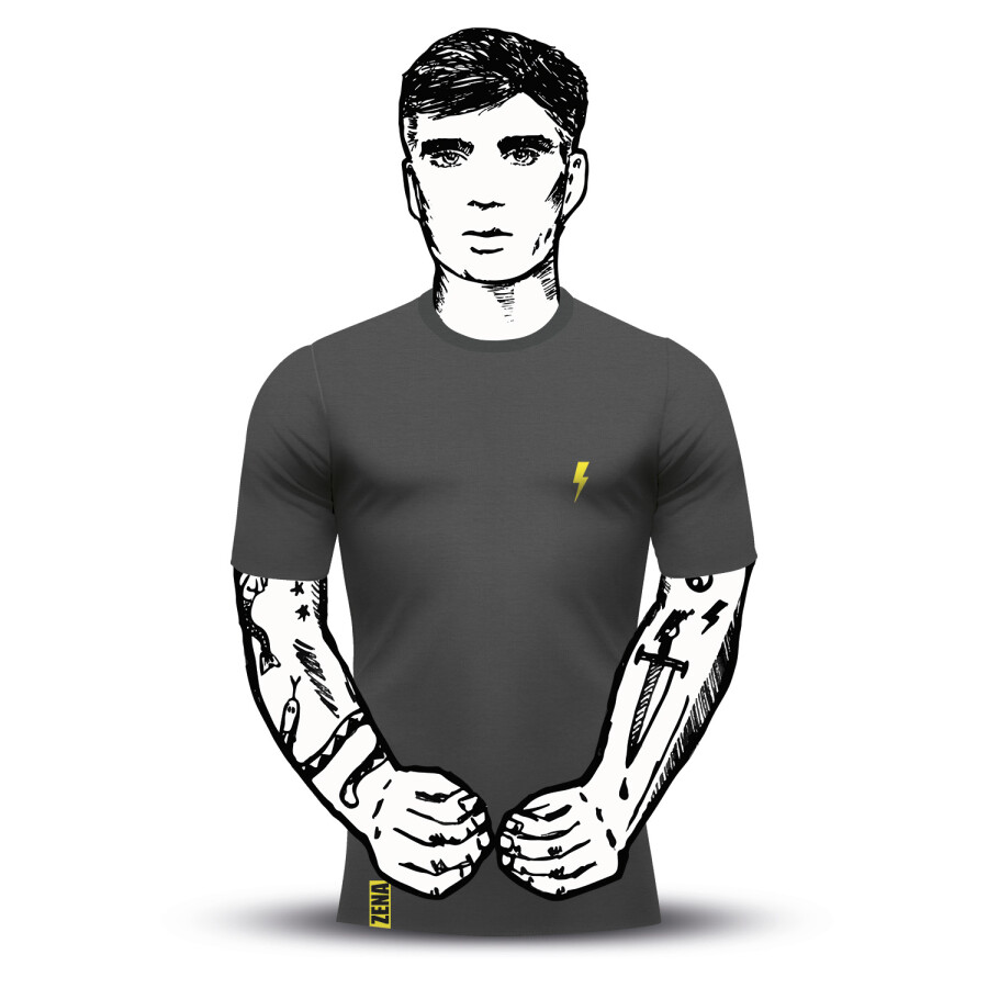 Zena T-shirt Flash Anthracite M